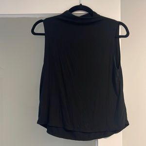 Aritzia, Babaton, Mock neck, tank top, size XS black